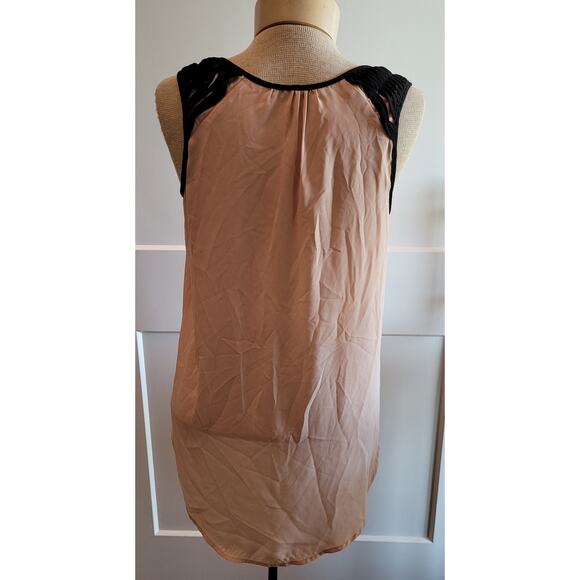Stitch Fix Daniel Rainn Pink and Black Flowy Blouse  Sleeveless S - Picture 2 of 5